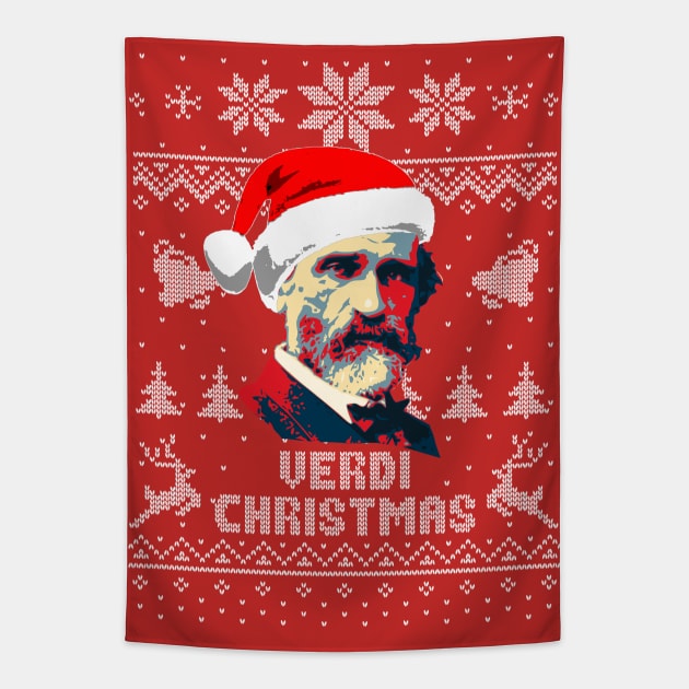 Giuseppe Verdi Christmas Tapestry by Nerd_art