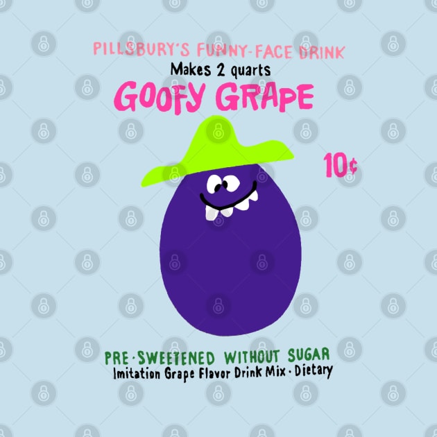 Funny Face Drink Mix "Goofy Grape" by offsetvinylfilm