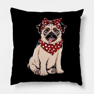 Pug Mama's Love: A Bundle of Snuggles and Joy Pillow