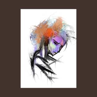 Color Sketch Woman T-Shirt