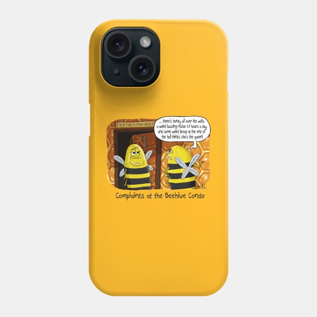 Bee Hive Condo Superintendent Phone Case by macccc8