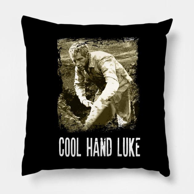 Captain's Punishments Retro Film Couture Graphic Tee Collection Pillow by A Cyborg Fairy