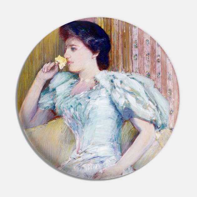 Lillie (Lillie Langtry) by Childe Hassam Pin by Classic Art Stall