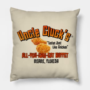 Uncle Cluck's All-You-Can-Eat Buffet Pillow