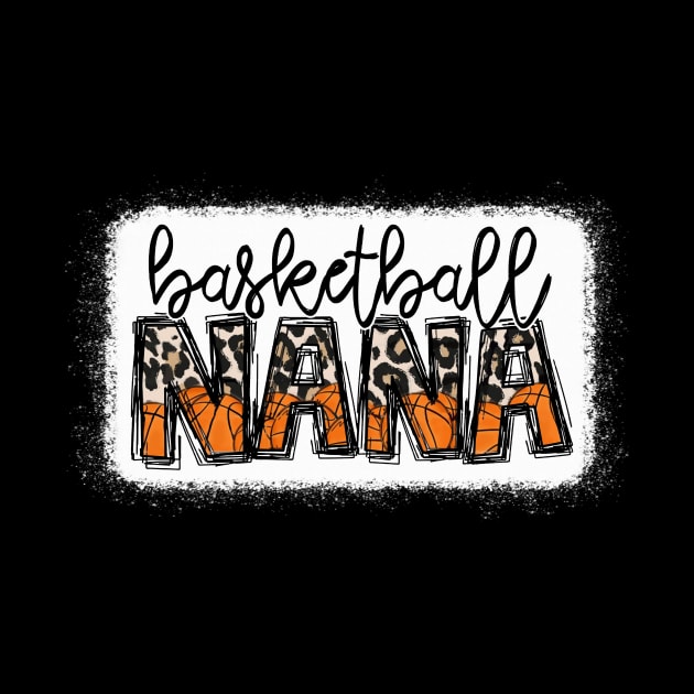 Basketball Nana Leopard Shirt Basketball Nana by Wonder man 