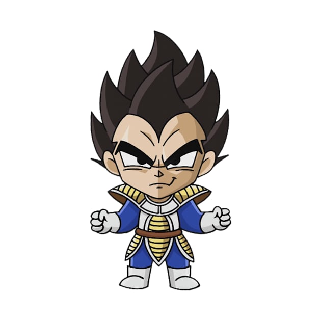 Dragon Ball: Vegeta Cartoon by JustDessert