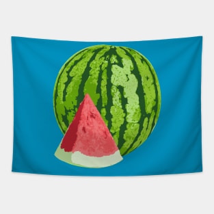 Minimalist Abstract Nature Art #60 Watermelon Tapestry