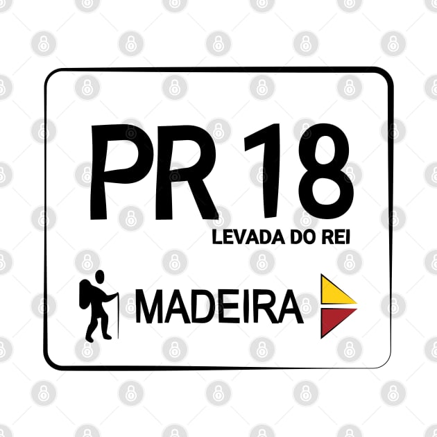 Madeira Island PR18 LEVADA DO REI logo by Donaby