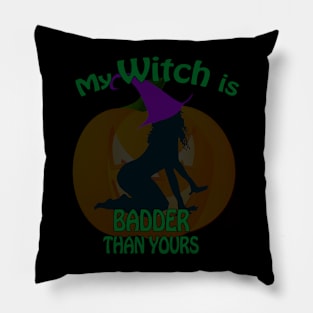 Sexy Halloween witch costume tshirt for men, women & couples Pillow