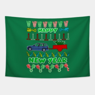 Merry chrismas, car guy, car enthusiast merry chrismas (e46 m3 e91) Tapestry