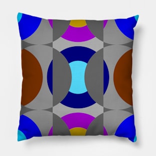 Minimal multicolor geometry Pillow