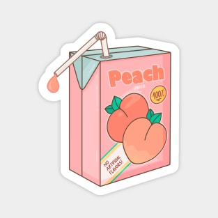 Peach Juice Magnet