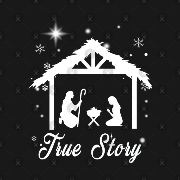 Discover True Story - Christian Christmas - T-Shirt