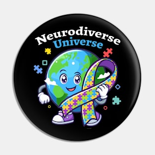 Neurodiverse Universe Autism Awareness Month Pin