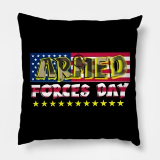 Armed Forces Day Design Pillow