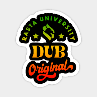 Rasta University Dub Original Rasta Colors Reggae Magnet
