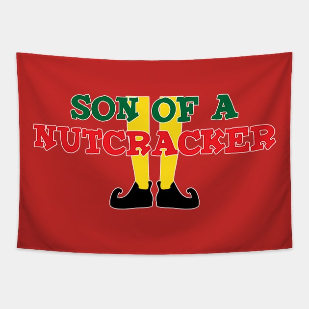 Son of a nutcracker Tapestry by old_school_designs