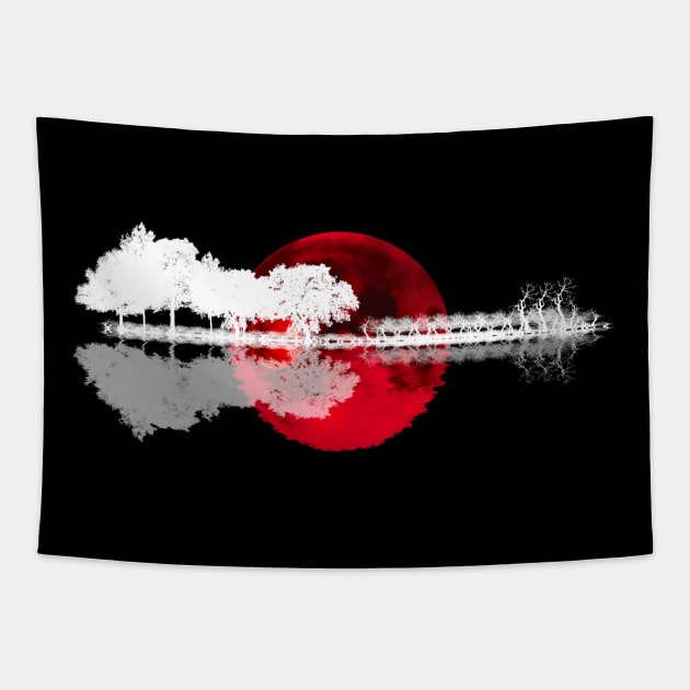 nature guitar 8 Tapestry by medo art 1