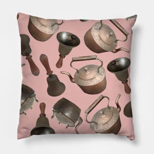 Antiques on Pink Pillow