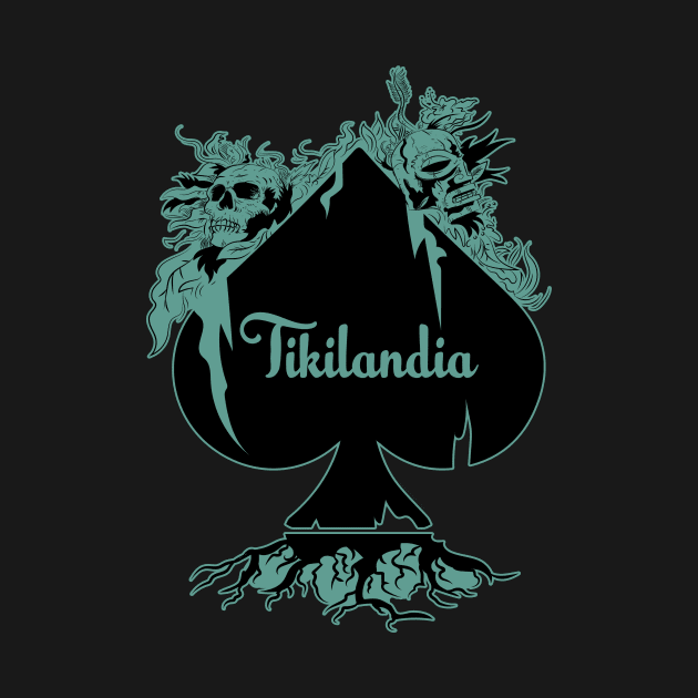 Tikilandia Playing Cards Ace of Spades 2 by zerostreet