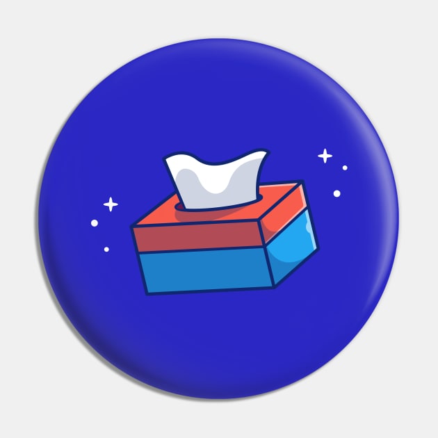 Tissue Paper Box Cartoon Pin by Catalyst Labs