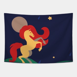 Moon Horse Tapestry