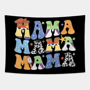 Story Mama Boy Mom Mothers Day For Womens Tapestry