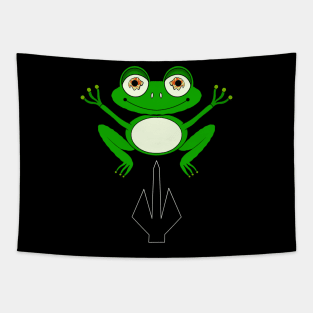 cute frog Tapestry