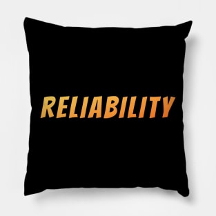 Reliability Realm Tee Pillow