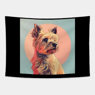 Norwich Terrier in 70's Tapestry