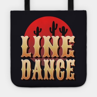 Linedance Western Dance Logo Tote