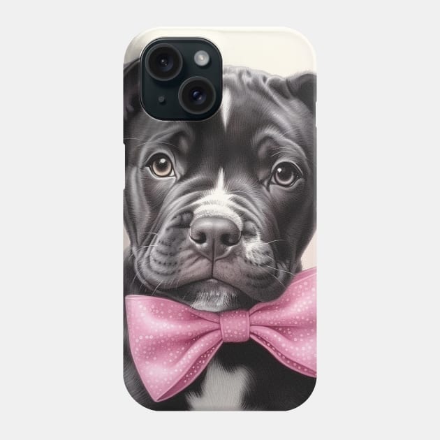 Cute Staffy Phone Case by Enchanted Reverie