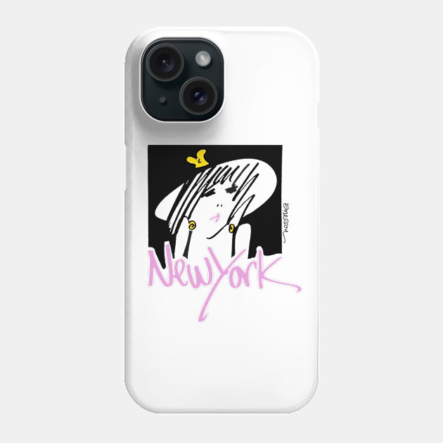 New York Gal Phone Case by Emerson