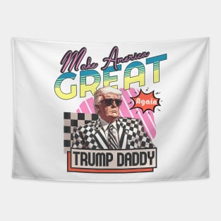 Trump Take America Back Daddy'S Home Trump Pink 2024 Tapestry
