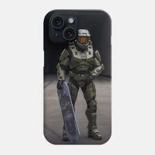 Master Chief With Hoverboard Phone Case