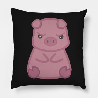 Grumpy Pleasantly Plump Piggy Pillow