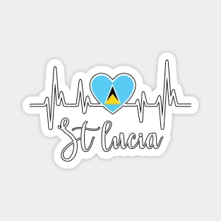 st lucia Magnet