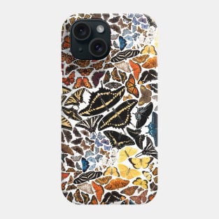 Butterflies of North America Pattern Art Phone Case