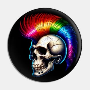 Rainbow Mohawk Pin