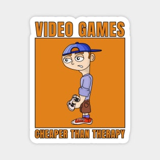 Video Games Cheaper Than Therapy Magnet