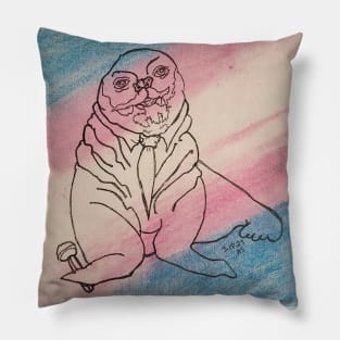 ARSTees Cartoon Baby Walrus Pillow