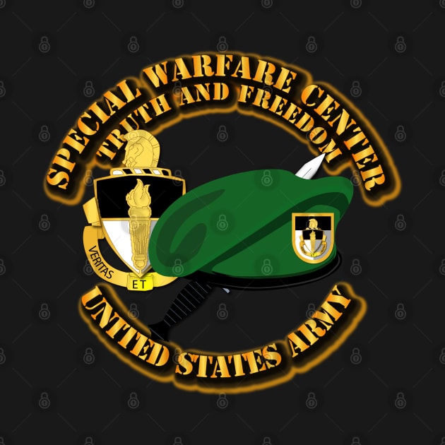 Special Warfare Center - Beret Dagger DUI by twix123844