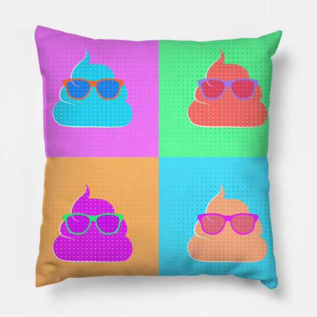 Bright pop art Pillow by RARA_AVIS