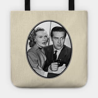 Ray Milland & Rita Johnson In The Big Clock Tote