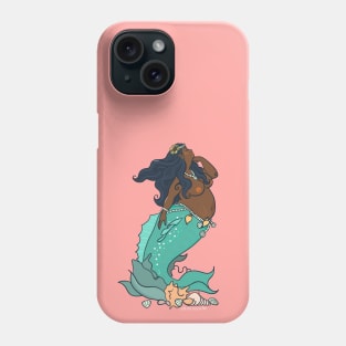 Merbabe in Coral! Phone Case