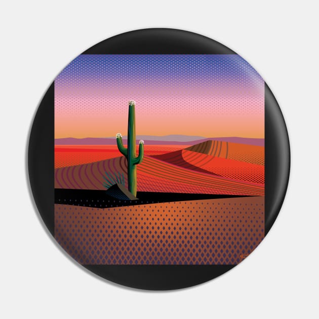 Saguaro Spiritual Pin by charker