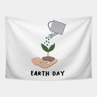 earth day t-shirt Tapestry