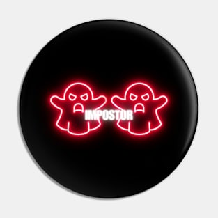 Neon Ghost Pin