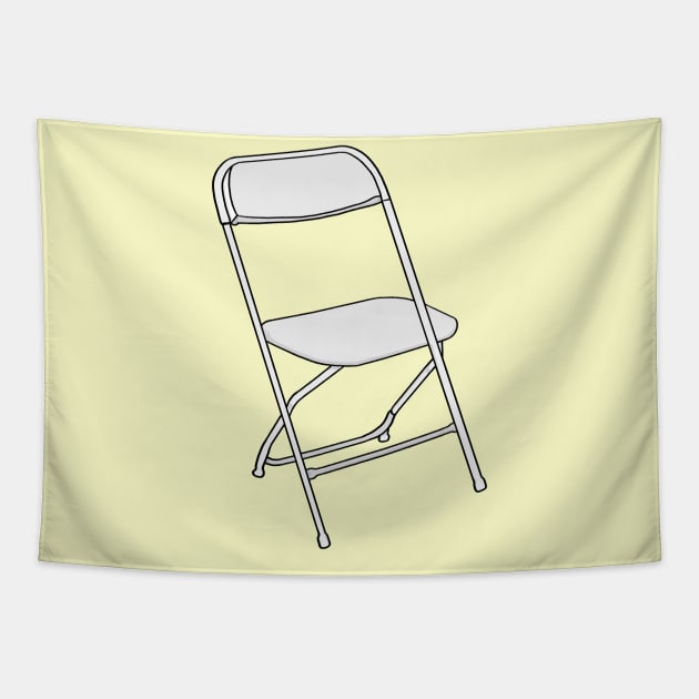 Folding Chair Tapestry by DiegoCarvalho