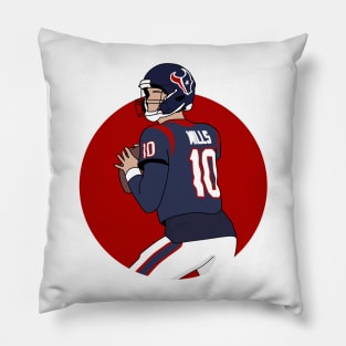 Mills the quarterback Pillow